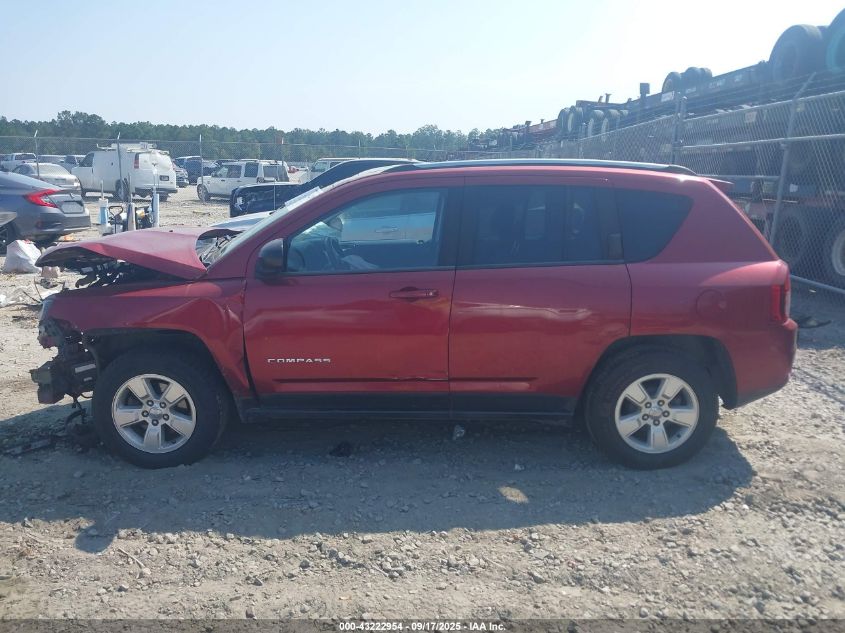2015 Jeep Compass Sport VIN: 1C4NJCBA6FD218939 Lot: 43222954