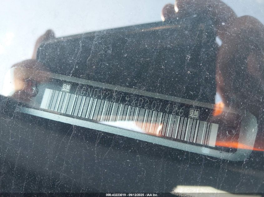 2008 Chevrolet Uplander Ls VIN: 1GNDV23198D201426 Lot: 43223019