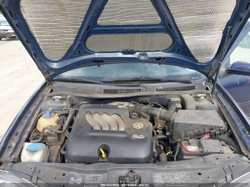 2002 Volkswagen Golf Gls 2.0L VIN: 9BWGK61J924041067 Lot: 43223028