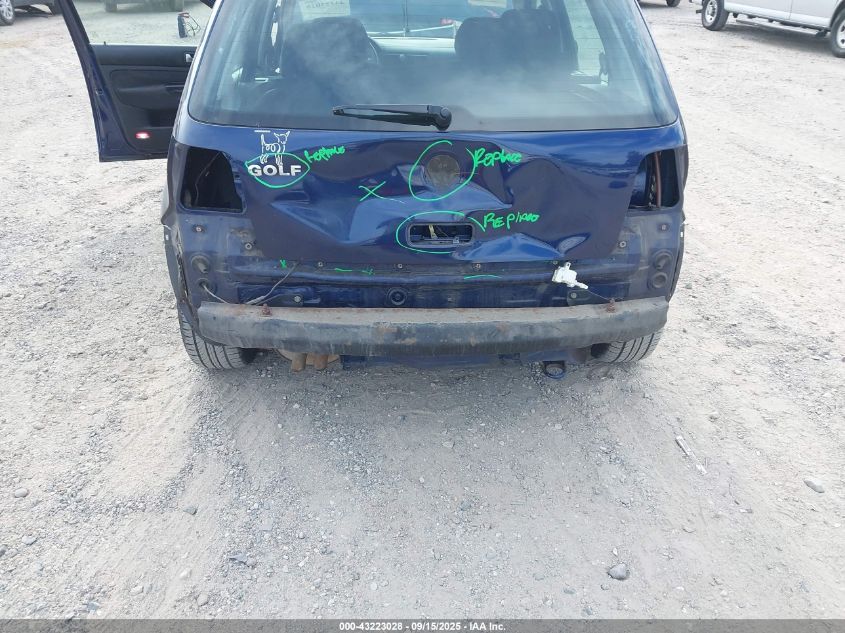 2002 Volkswagen Golf Gls 2.0L VIN: 9BWGK61J924041067 Lot: 43223028