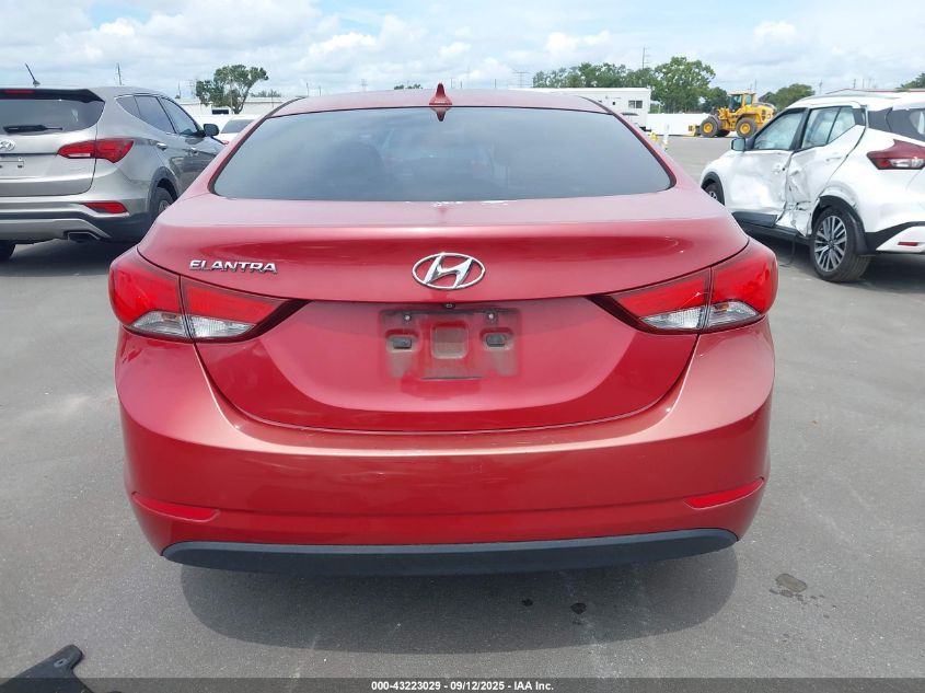 2014 Hyundai Elantra Se VIN: KMHDH4AE9EU174656 Lot: 43223029