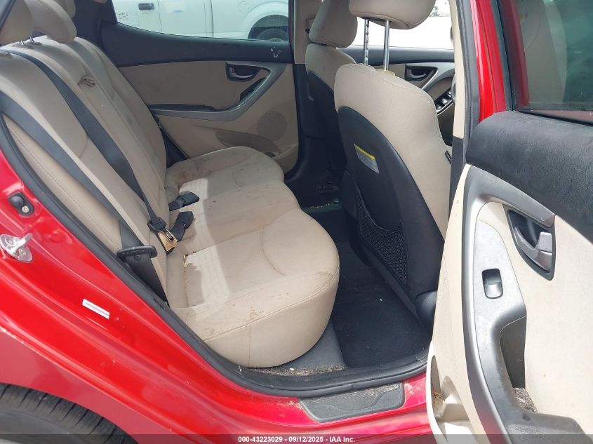 2014 Hyundai Elantra Se VIN: KMHDH4AE9EU174656 Lot: 43223029