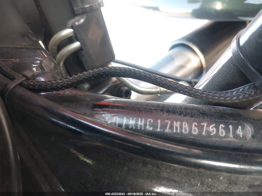 2021 Harley-Davidson Fltrx VIN: 1HD1KHC17MB675614 Lot: 43223042