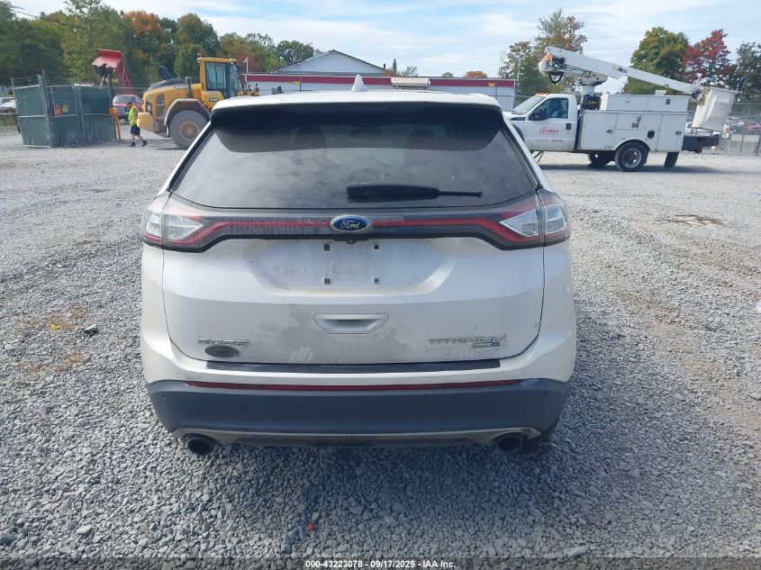 2017 Ford Edge Titanium VIN: 2FMPK4K98HBB81687 Lot: 43223078