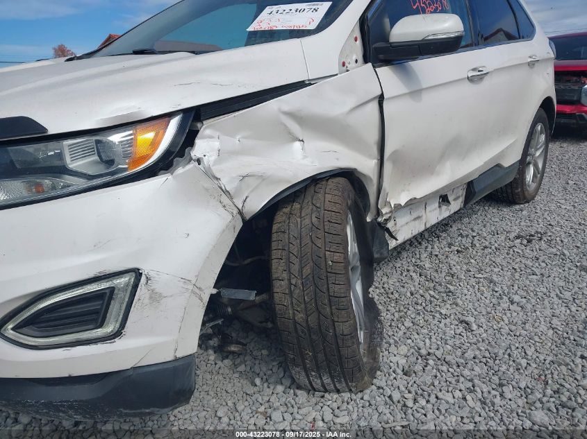2017 Ford Edge Titanium VIN: 2FMPK4K98HBB81687 Lot: 43223078