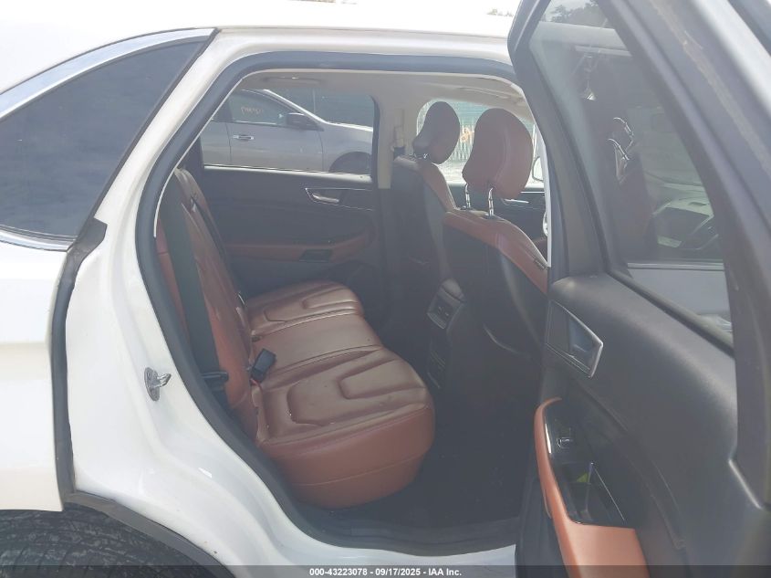 2017 Ford Edge Titanium VIN: 2FMPK4K98HBB81687 Lot: 43223078