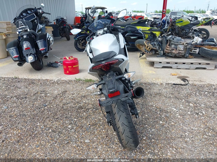 2025 Kawasaki Ex500 VIN: ML5EXGG10SDA53296 Lot: 43223091