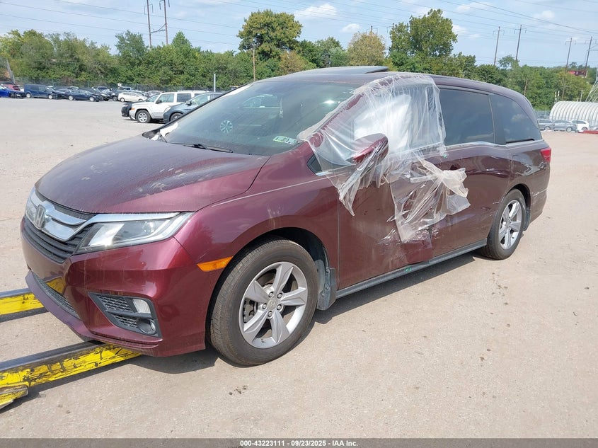 Vin: 5fnrl6h75kb019568, lot: 43717637, honda odyssey ex-l 20192