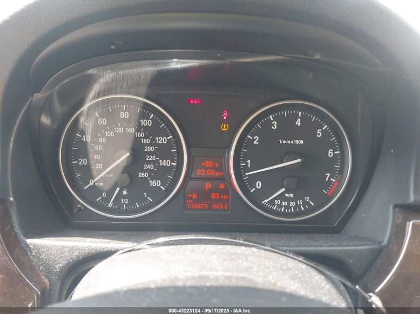 2010 BMW 328I xDrive VIN: WBAPK7C55AA460692 Lot: 43223124