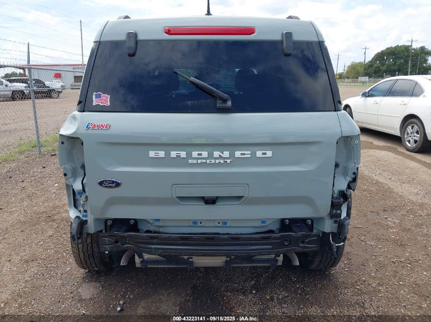 2024 Ford Bronco Sport Big Bend VIN: 3FMCR9B65RRF38677 Lot: 43223141