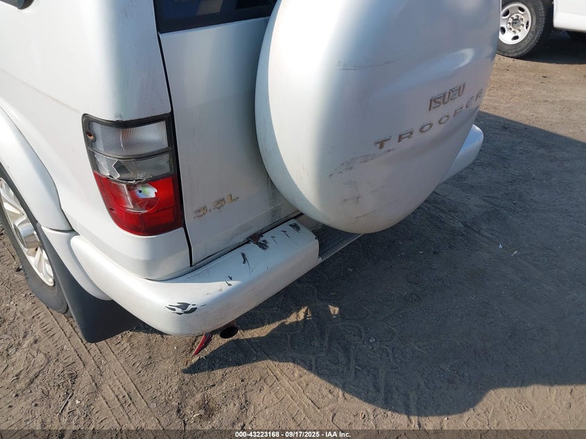 2001 Isuzu Trooper Limited/Ls/S VIN: JACDS58X517J14044 Lot: 43223168