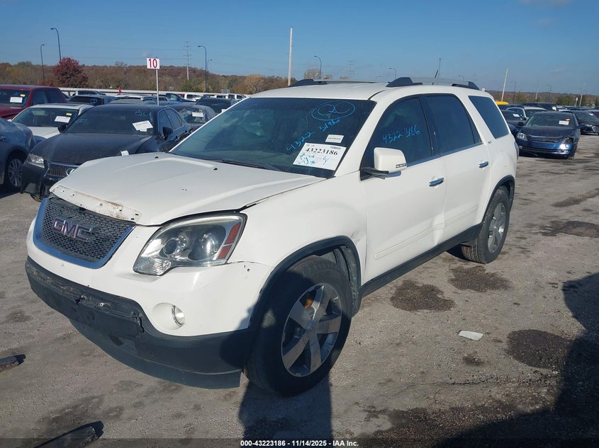Vin: 1gkkvred8bj357356, lot: 43717712, gmc acadia slt-1 20112
