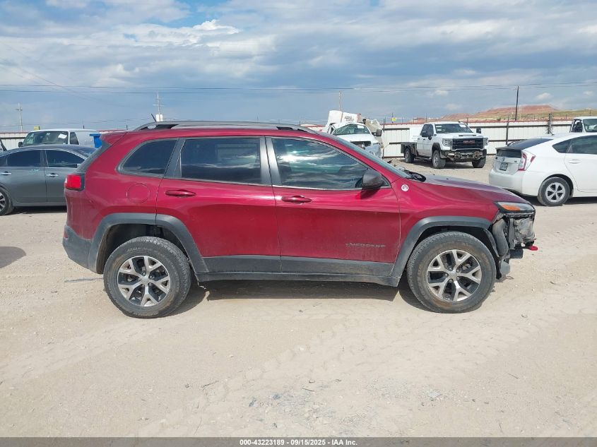 2016 Jeep Cherokee Trailhawk VIN: 1C4PJMBS3GW163590 Lot: 43223189