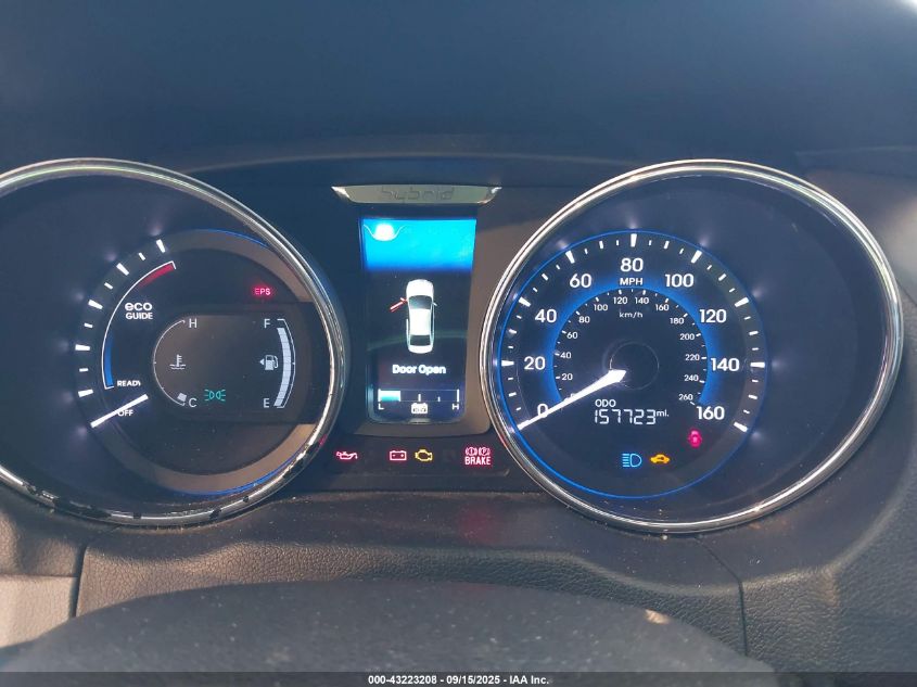 2013 Hyundai Sonata Hybrid Limited VIN: KMHEC4A45DA079554 Lot: 43223208