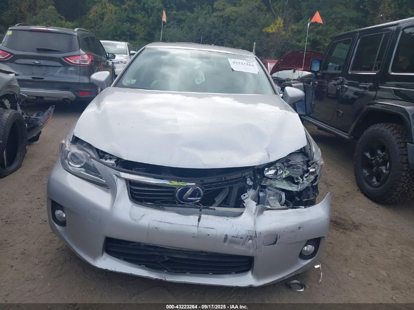 2012 Lexus Ct 200H Premium VIN: JTHKD5BH2C2075304 Lot: 43223264