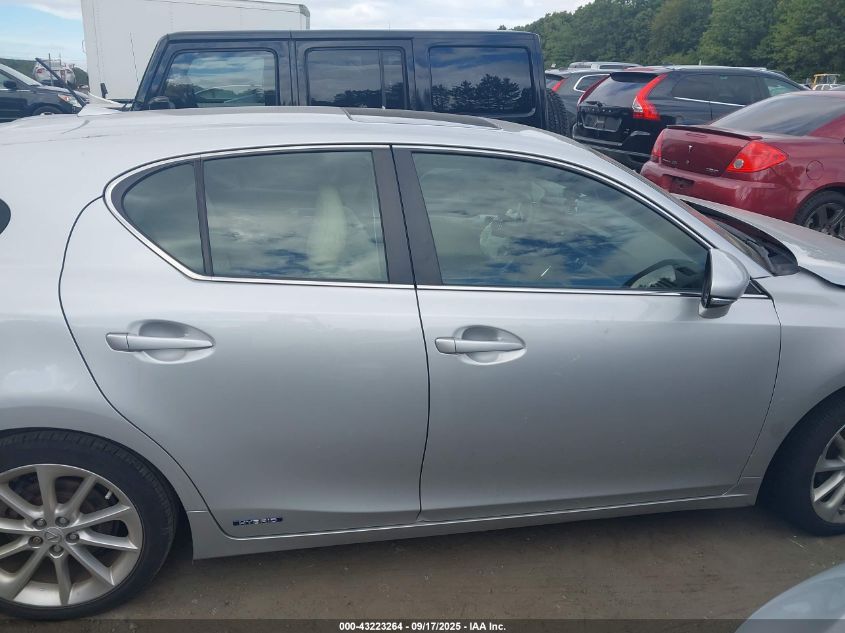 2012 Lexus Ct 200H Premium VIN: JTHKD5BH2C2075304 Lot: 43223264