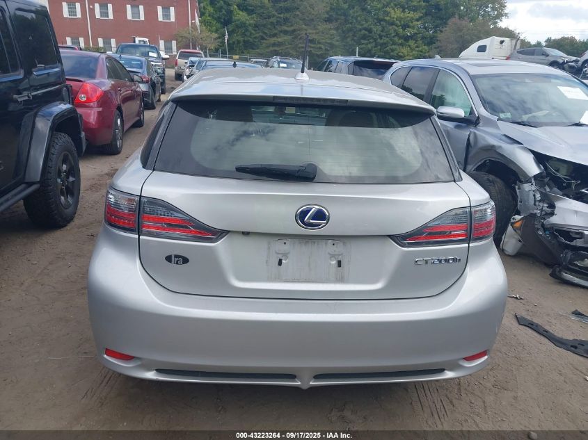 2012 Lexus Ct 200H Premium VIN: JTHKD5BH2C2075304 Lot: 43223264