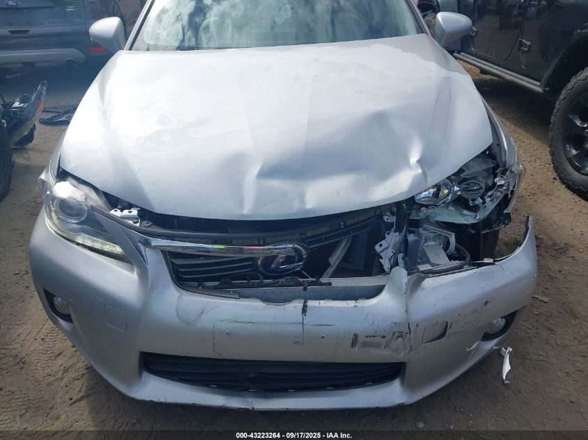 2012 Lexus Ct 200H Premium VIN: JTHKD5BH2C2075304 Lot: 43223264