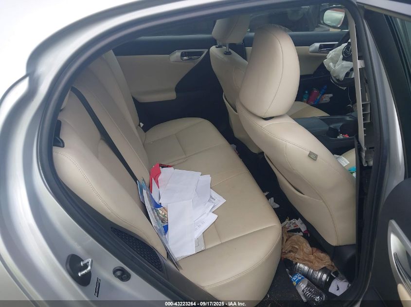 2012 Lexus Ct 200H Premium VIN: JTHKD5BH2C2075304 Lot: 43223264