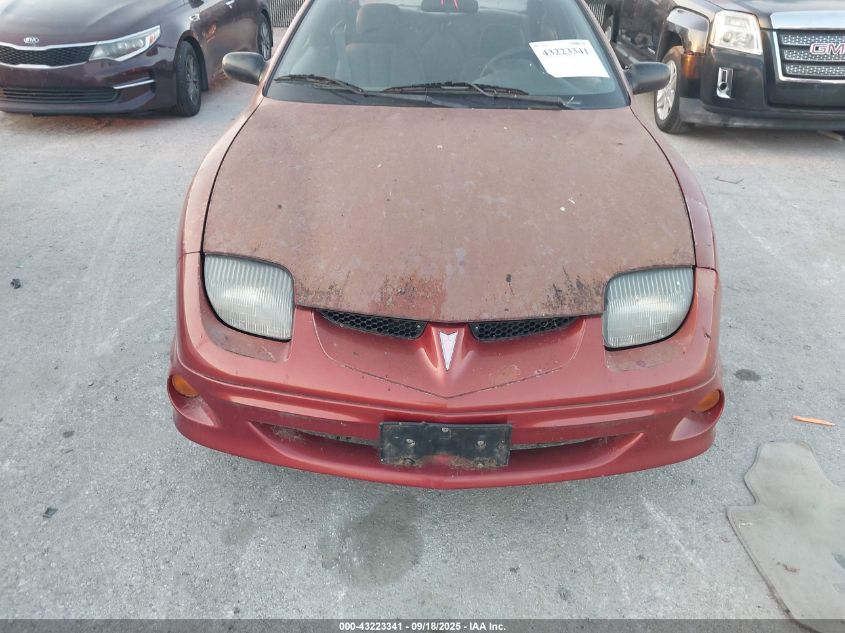 2000 Pontiac Sunfire Se VIN: 1G2JB1247Y7313557 Lot: 43223341