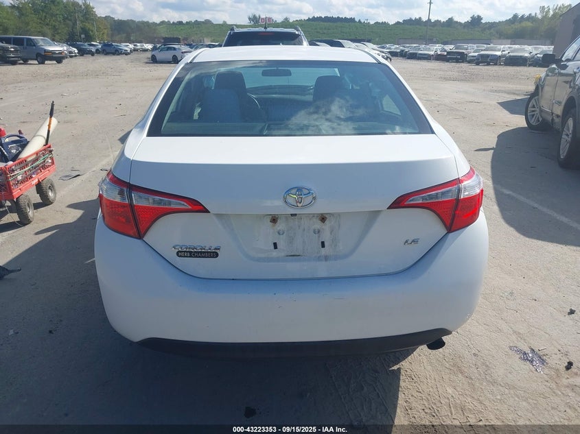 2016 TOYOTA COROLLA LE - 2T1BURHE0GC513721