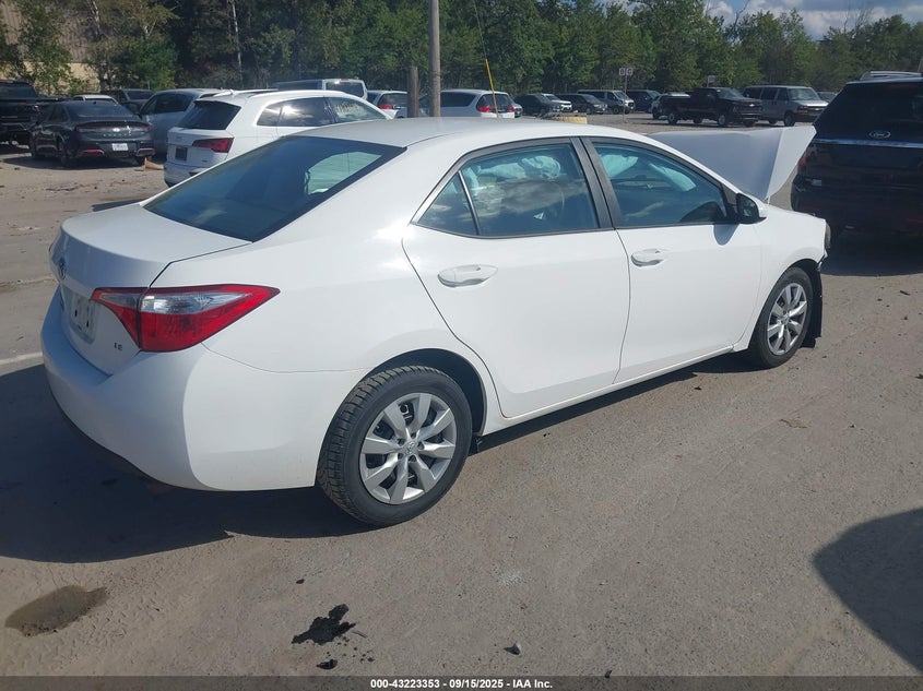 2016 TOYOTA COROLLA LE - 2T1BURHE0GC513721