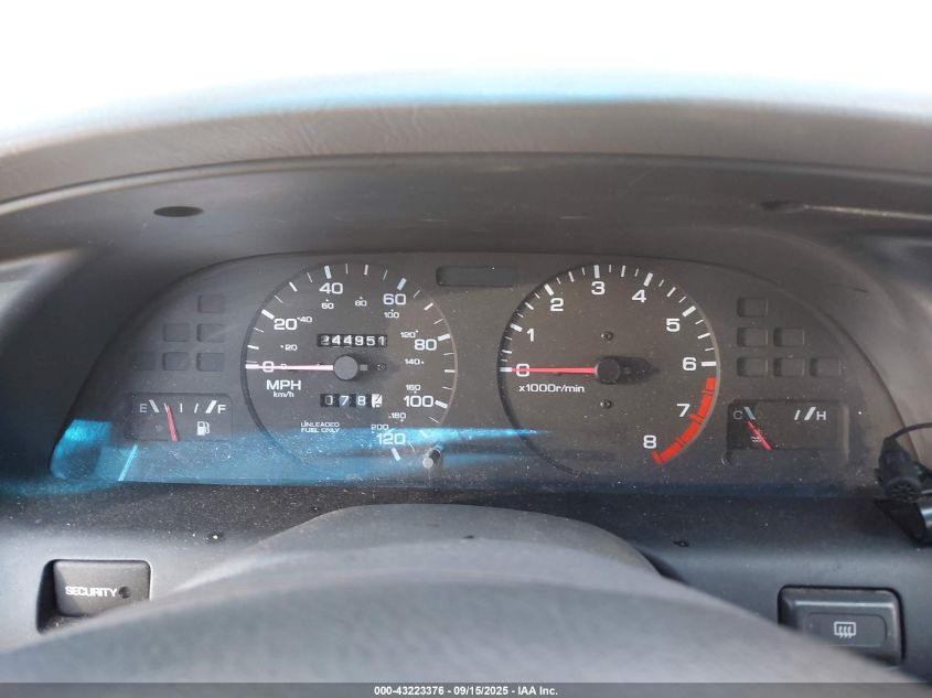 1998 Nissan Altima Gle/Gxe/Se/Xe VIN: 1N4DL01D3WC126957 Lot: 43223376