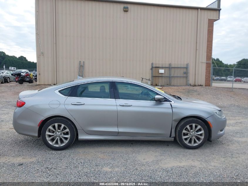 2015 Chrysler 200 C VIN: 1C3CCCCB2FN500969 Lot: 43223386