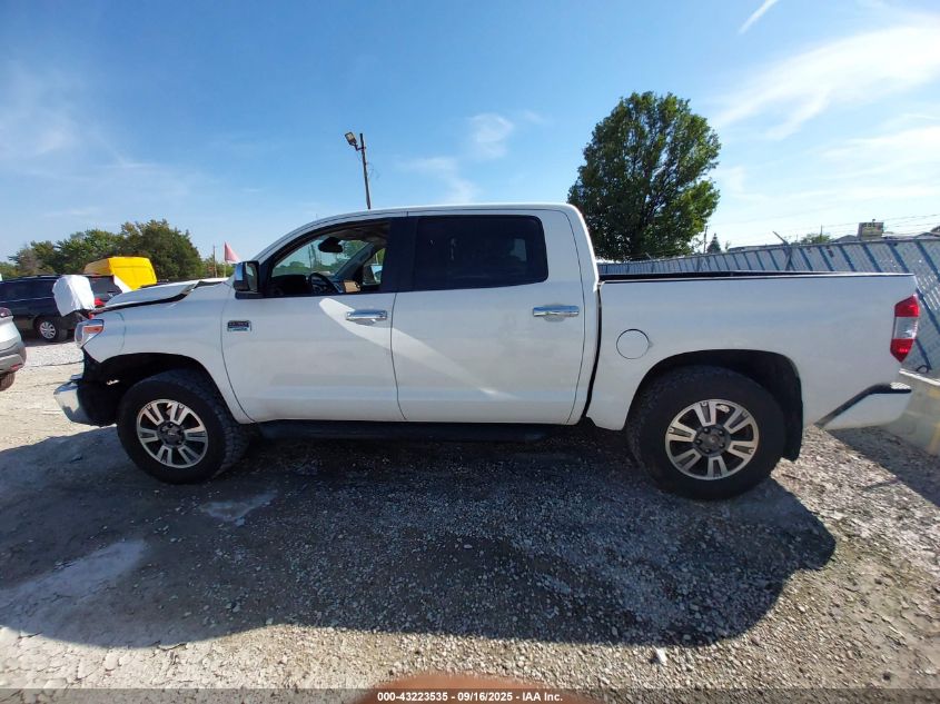 2018 Toyota Tundra Platinum 5.7L V8 VIN: 5TFAY5F16JX734032 Lot: 43223535