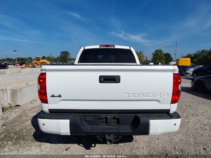 2018 Toyota Tundra Platinum 5.7L V8 VIN: 5TFAY5F16JX734032 Lot: 43223535