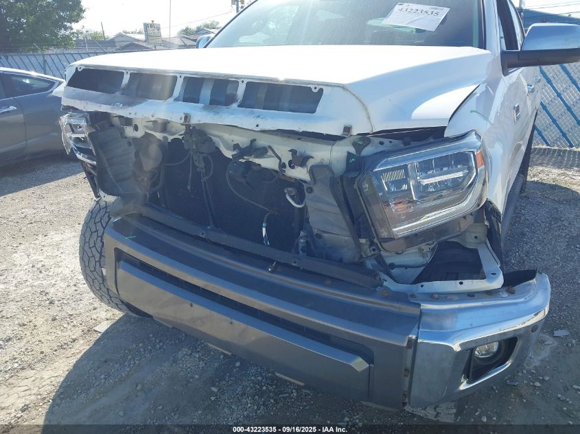 2018 Toyota Tundra Platinum 5.7L V8 VIN: 5TFAY5F16JX734032 Lot: 43223535