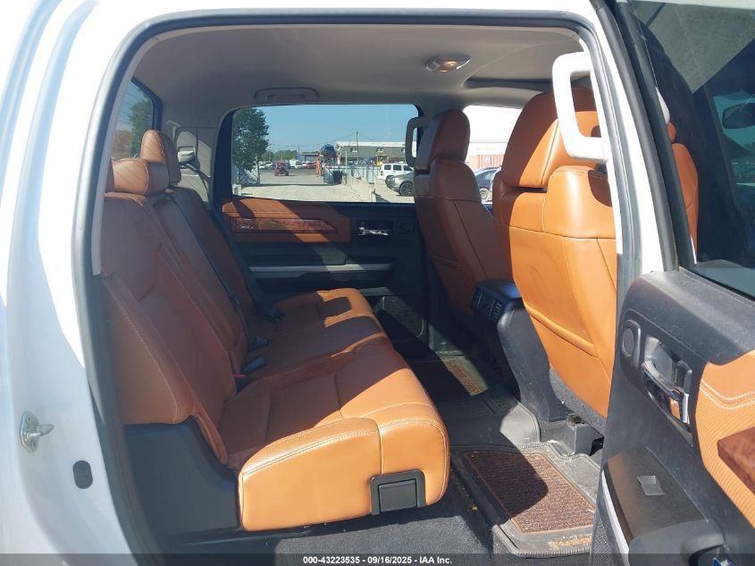 2018 Toyota Tundra Platinum 5.7L V8 VIN: 5TFAY5F16JX734032 Lot: 43223535