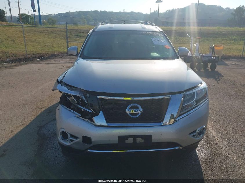 2015 Nissan Pathfinder Sl VIN: 5N1AR2MN8FC699750 Lot: 43223546