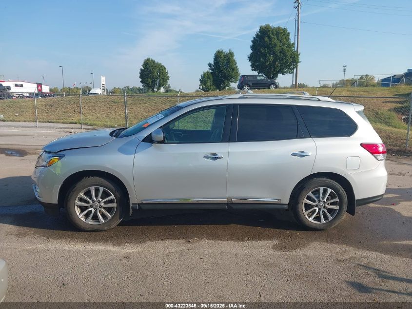 2015 Nissan Pathfinder Sl VIN: 5N1AR2MN8FC699750 Lot: 43223546