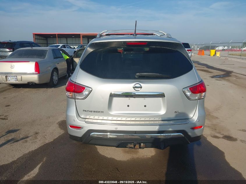 2015 Nissan Pathfinder Sl VIN: 5N1AR2MN8FC699750 Lot: 43223546