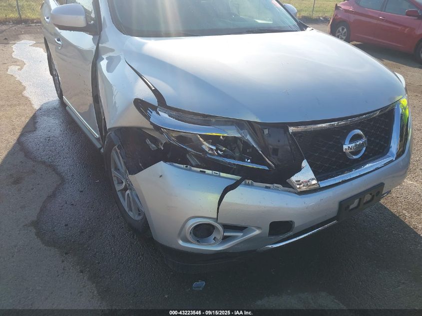 2015 Nissan Pathfinder Sl VIN: 5N1AR2MN8FC699750 Lot: 43223546