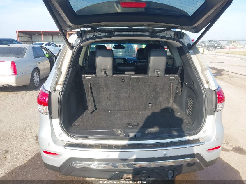 2015 Nissan Pathfinder Sl VIN: 5N1AR2MN8FC699750 Lot: 43223546