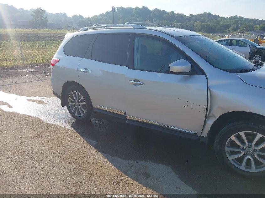 2015 Nissan Pathfinder Sl VIN: 5N1AR2MN8FC699750 Lot: 43223546