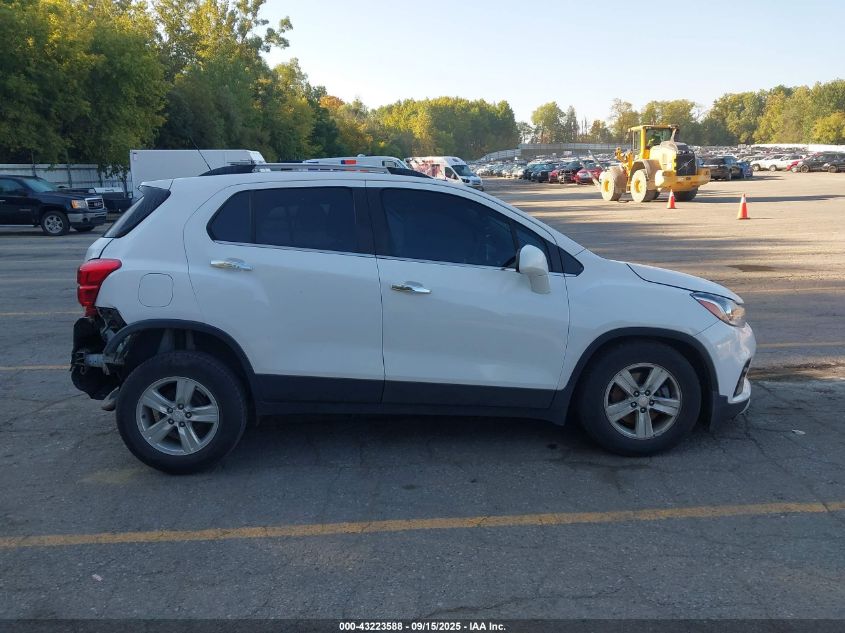 2019 Chevrolet Trax Lt VIN: 3GNCJLSB8KL333778 Lot: 43223588