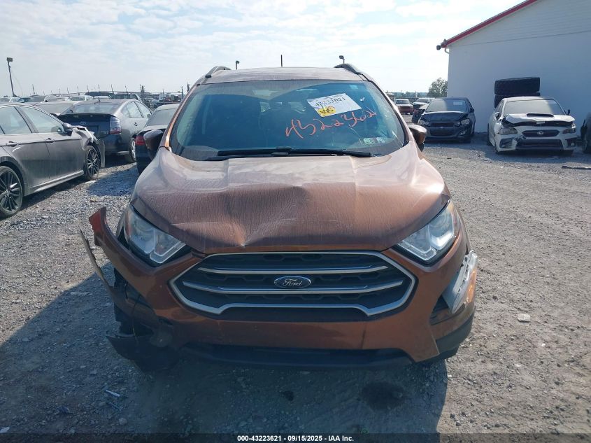2018 Ford Ecosport Se VIN: MAJ6P1UL0JC225251 Lot: 43223621