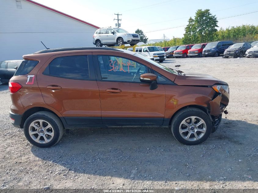 2018 Ford Ecosport Se VIN: MAJ6P1UL0JC225251 Lot: 43223621