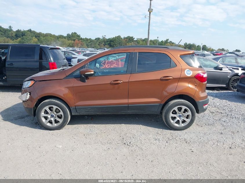 2018 Ford Ecosport Se VIN: MAJ6P1UL0JC225251 Lot: 43223621