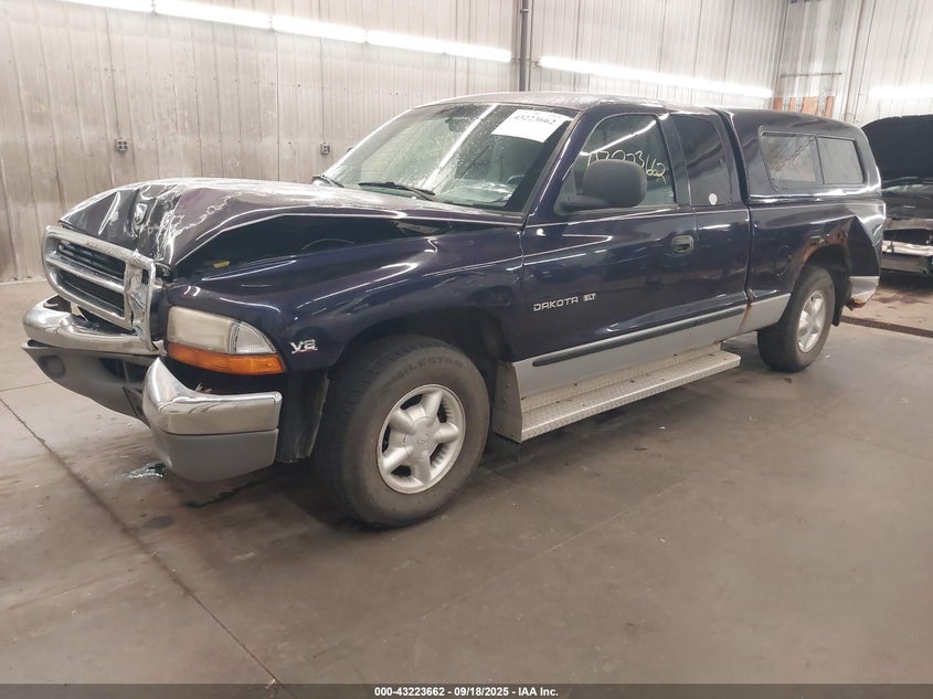 1998 Dodge Dakota Slt/Sport purple pickup gasoline 1B7GL22Y6WS625035 photo #3