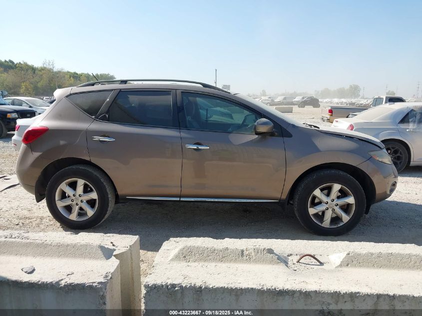 2009 Nissan Murano Sl VIN: JN8AZ18UX9W012033 Lot: 43223667