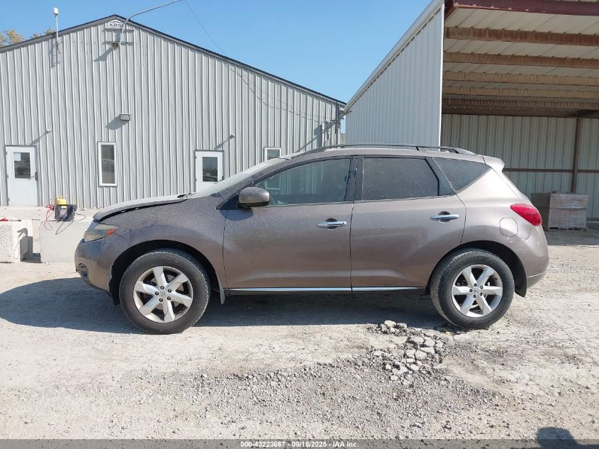 2009 Nissan Murano Sl VIN: JN8AZ18UX9W012033 Lot: 43223667