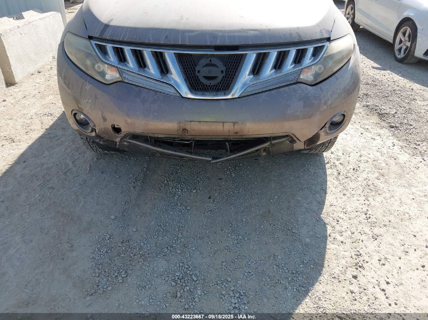 2009 Nissan Murano Sl VIN: JN8AZ18UX9W012033 Lot: 43223667