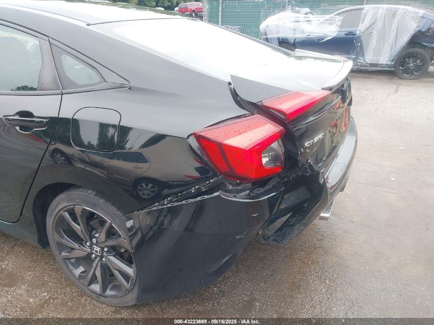 2019 Honda Civic Sport VIN: 2HGFC2F8XKH504582 Lot: 43223669