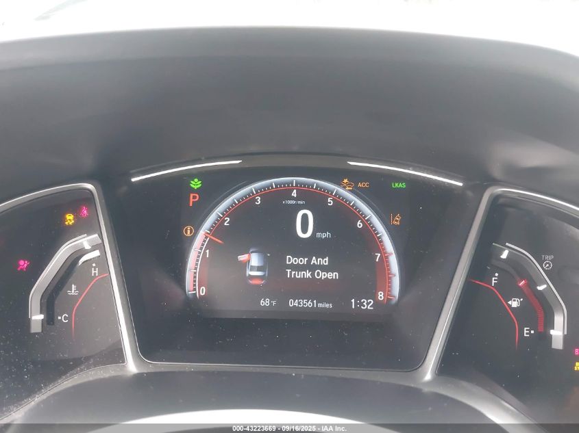 2019 Honda Civic Sport VIN: 2HGFC2F8XKH504582 Lot: 43223669