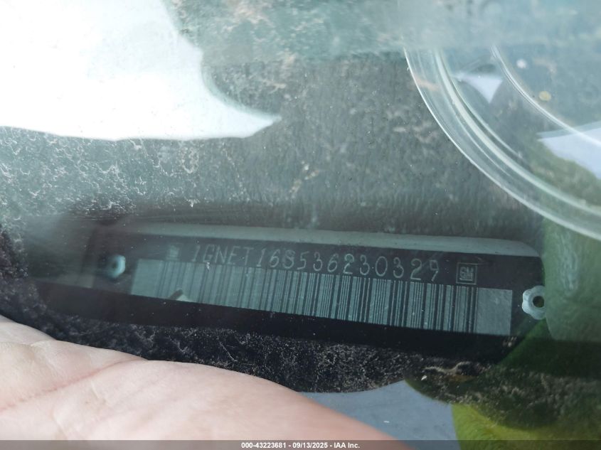 2003 Chevrolet Trailblazer Ext Ls VIN: 1GNET16S536230329 Lot: 43223681