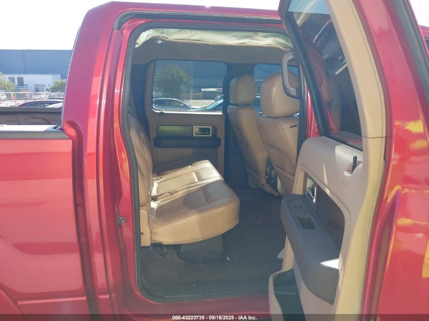 2012 Ford F-150 Lariat VIN: 1FTFW1ET1CFA39926 Lot: 43223735